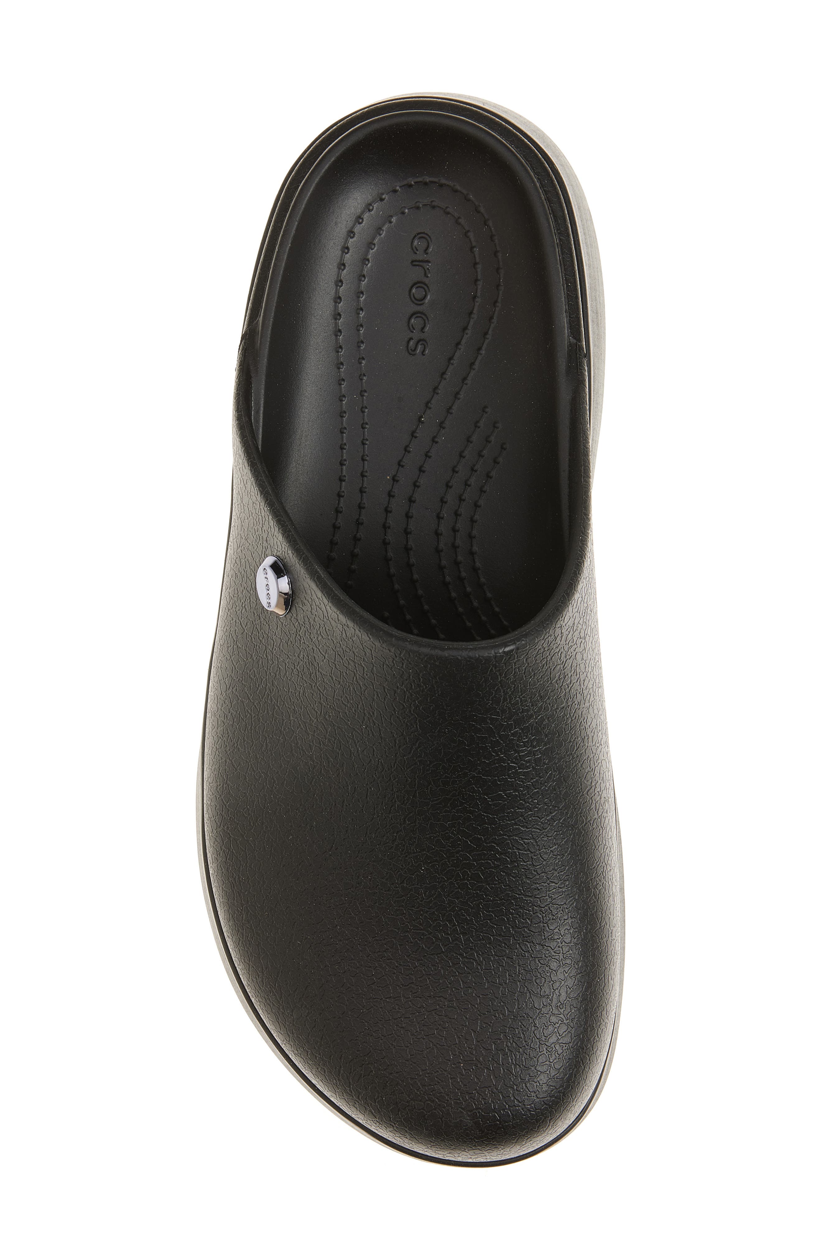 Dylan Notched Clog, Alternate, color, BLACK