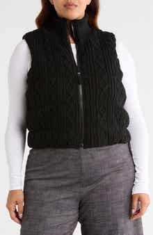 Prudence Reversible Puffer Sweater Vest
