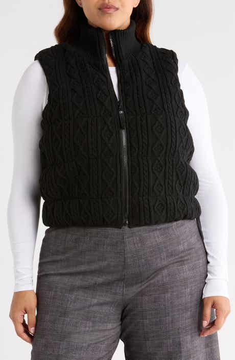 Prudence Reversible Puffer Sweater Vest