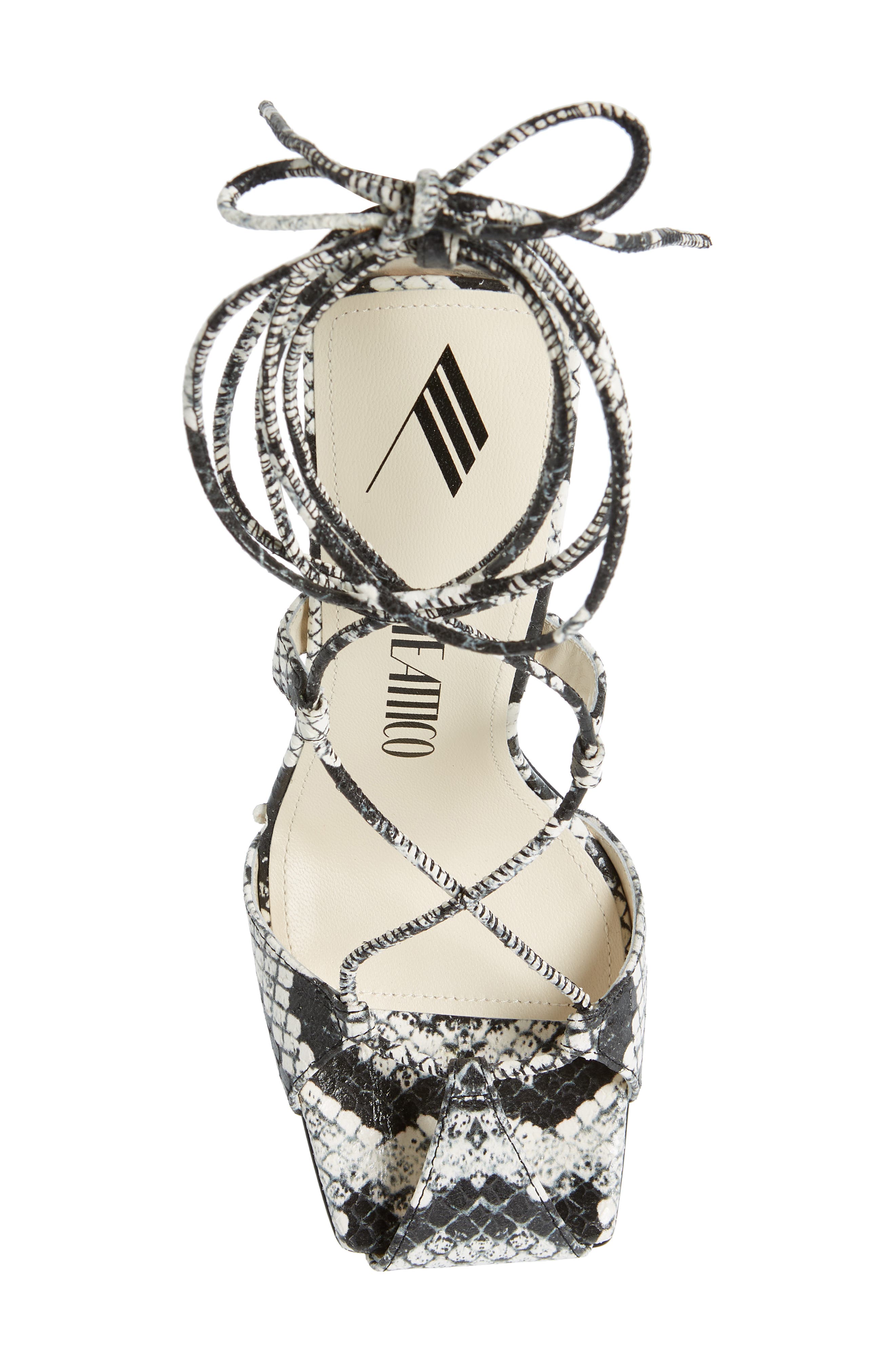 The Attico Adele Lace-Up Sandal, Alternate, color, 