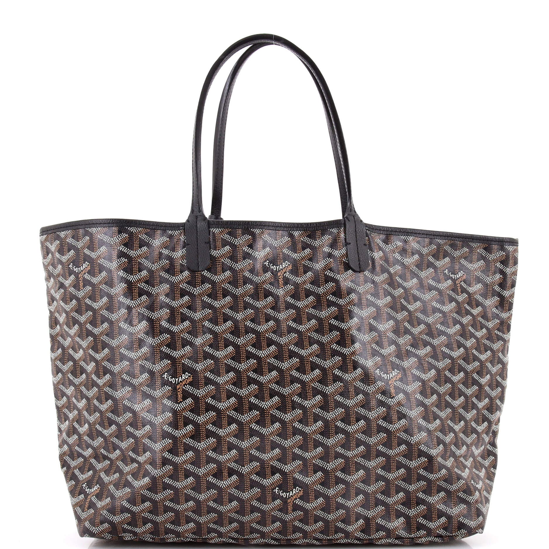 Saint Louis Tote Coated Canvas PM, Main, color, Black