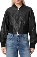 AllSaints Suri Leather Bomber Jacket