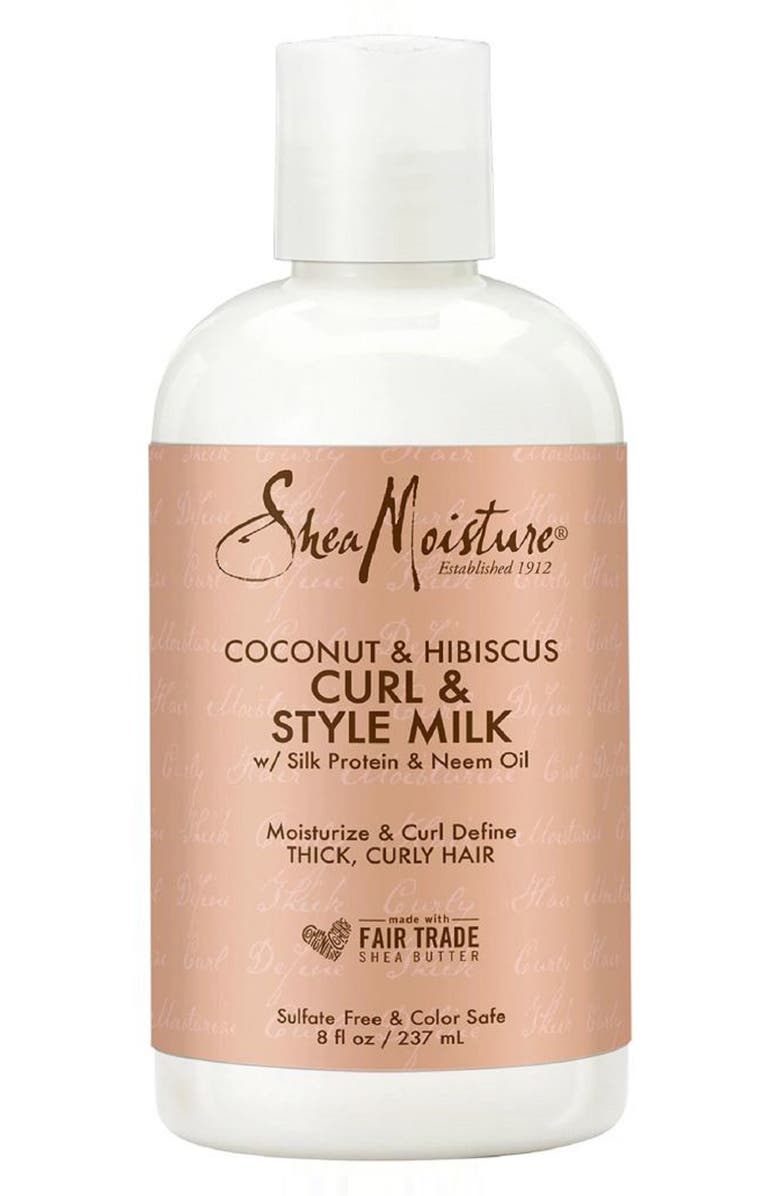 SHEA MOISTURE Coconut & Hibiscus Curl & Style Milk - 8 fl. oz., Main, color, 