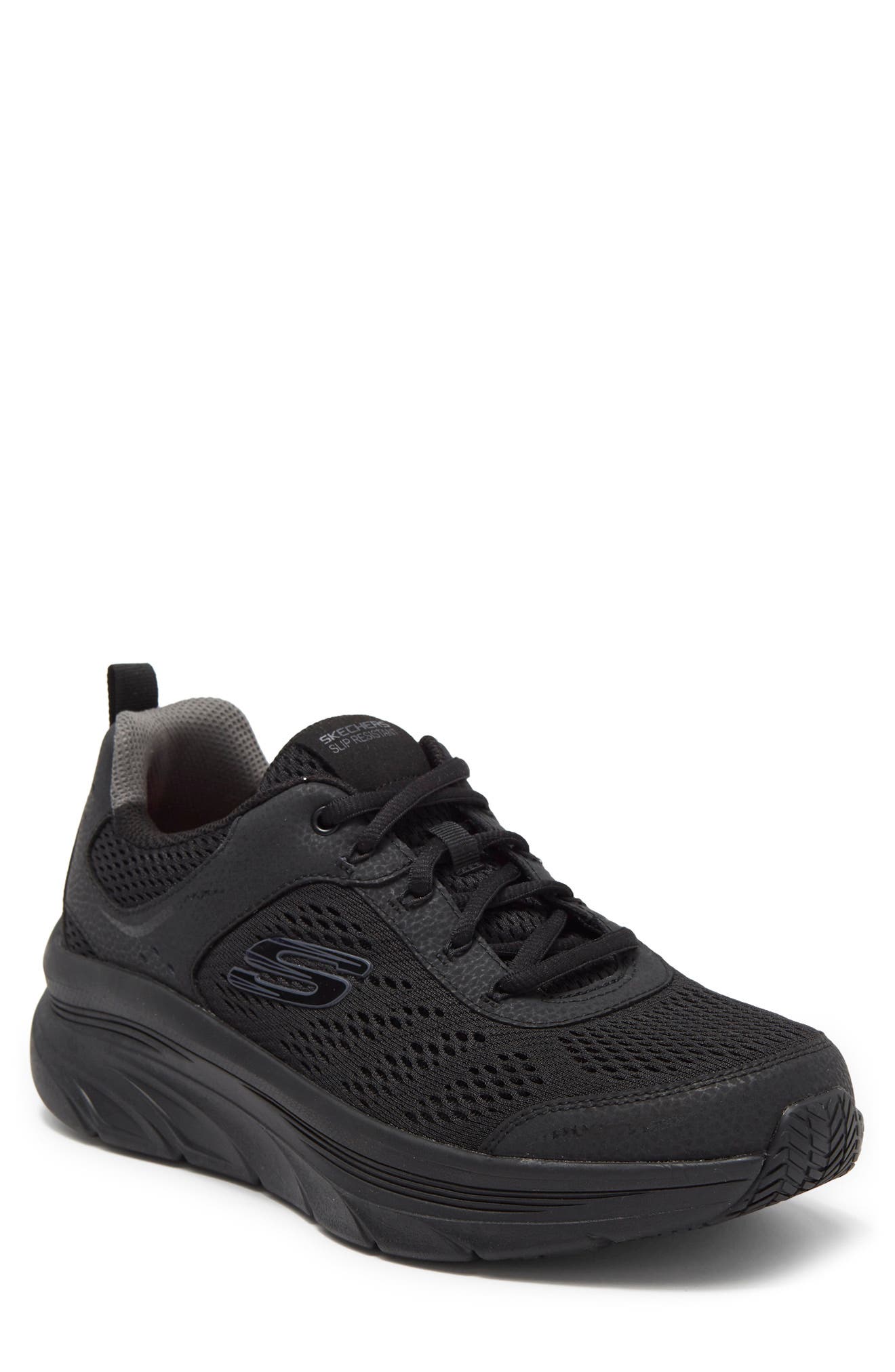 SKECHERS Lux Walker Leather Sneaker, Main, color, 