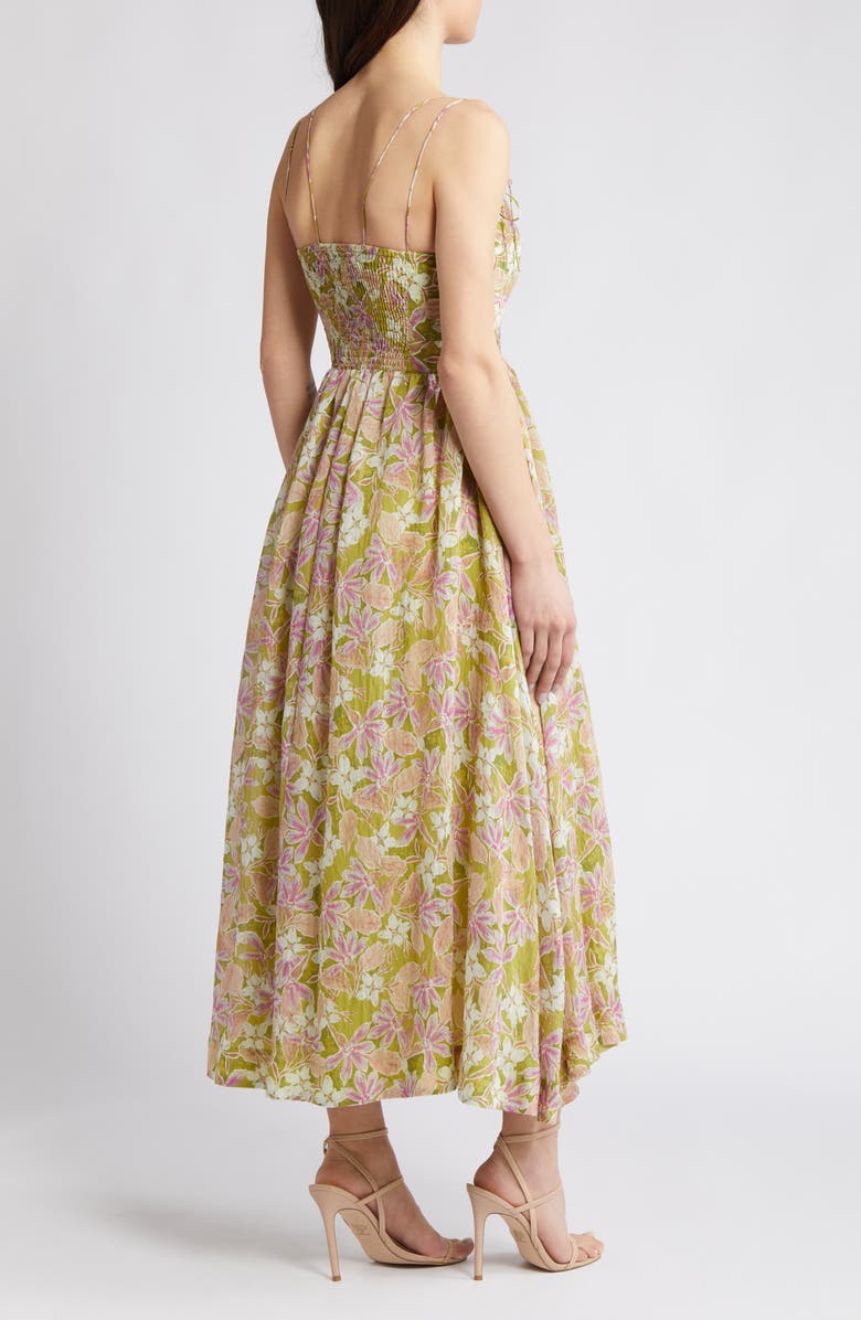 En Saison Serena Floral Midi Dress, Alternate, color,