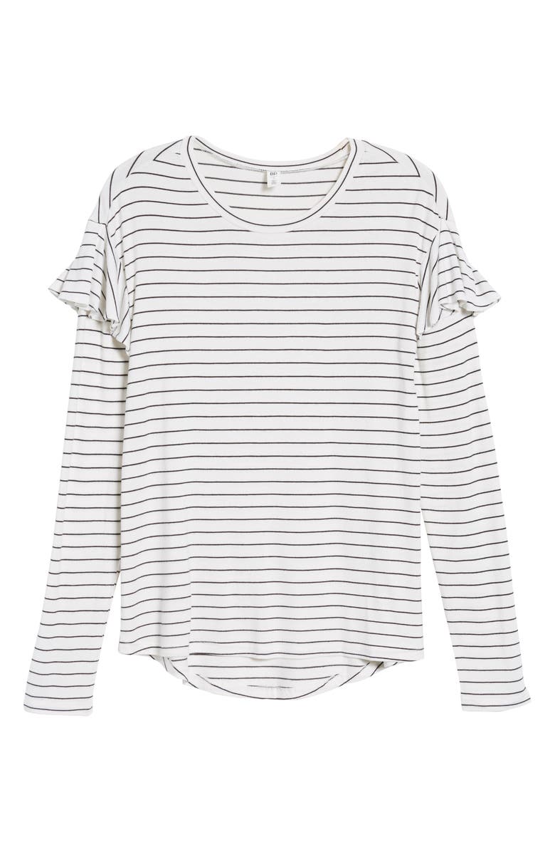 BP. Ruffle Shoulder Tee, Alternate, color, 