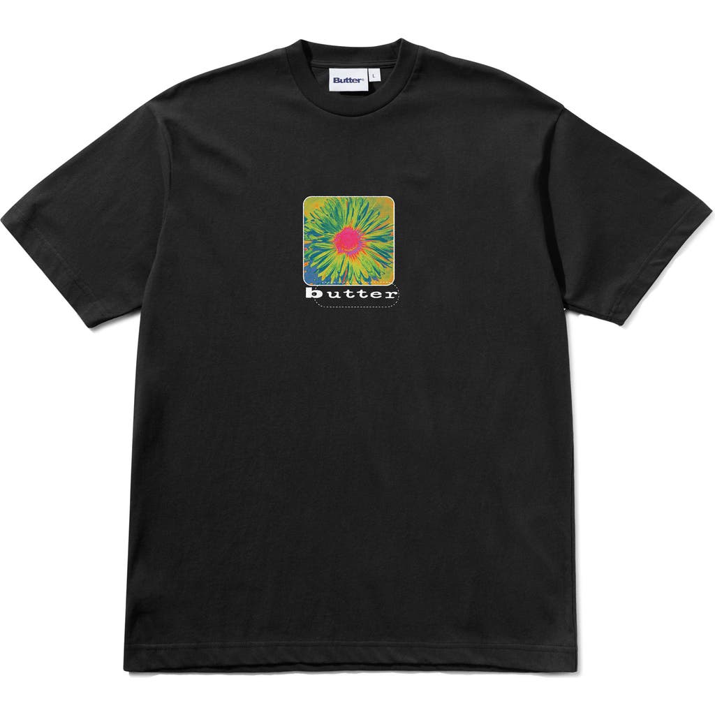 Butter Goods Daisy Graphic T-Shirt in Black  product