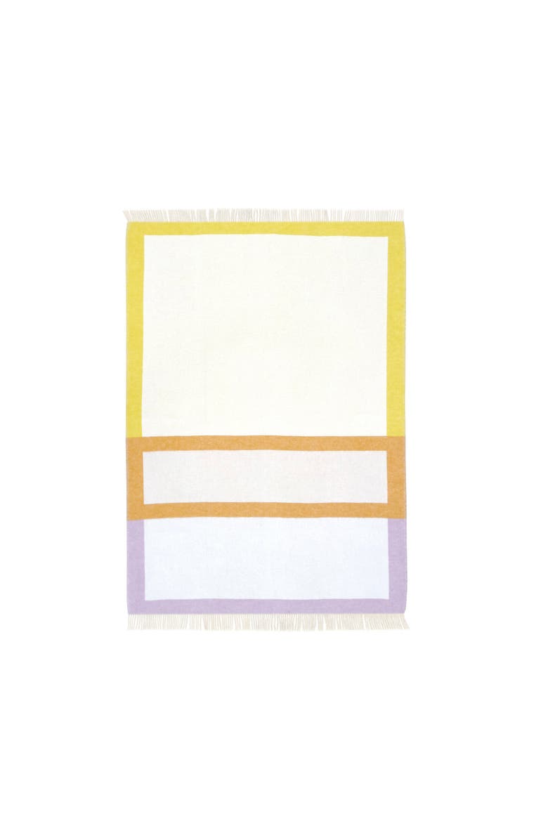 Maison Deux Color Block Blanket, Alternate, color, Light/Pastel Purple