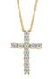 Diamond Cross Pendant Necklace