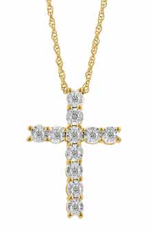EFFY Diamond Cross Pendant Necklace