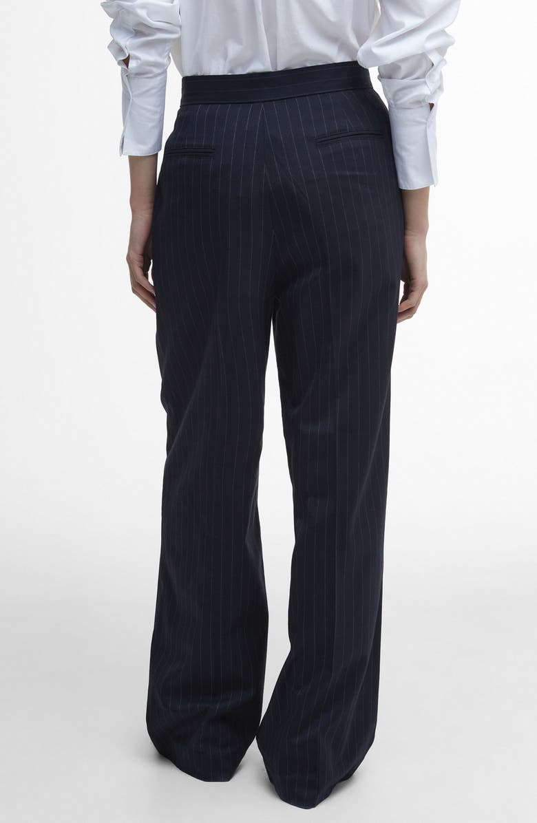 Barbour Carrie Pinstripe Pants, Alternate, color, Navy