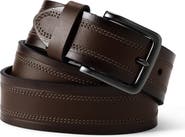 Lands' End Buffalo Leather Chino Belt