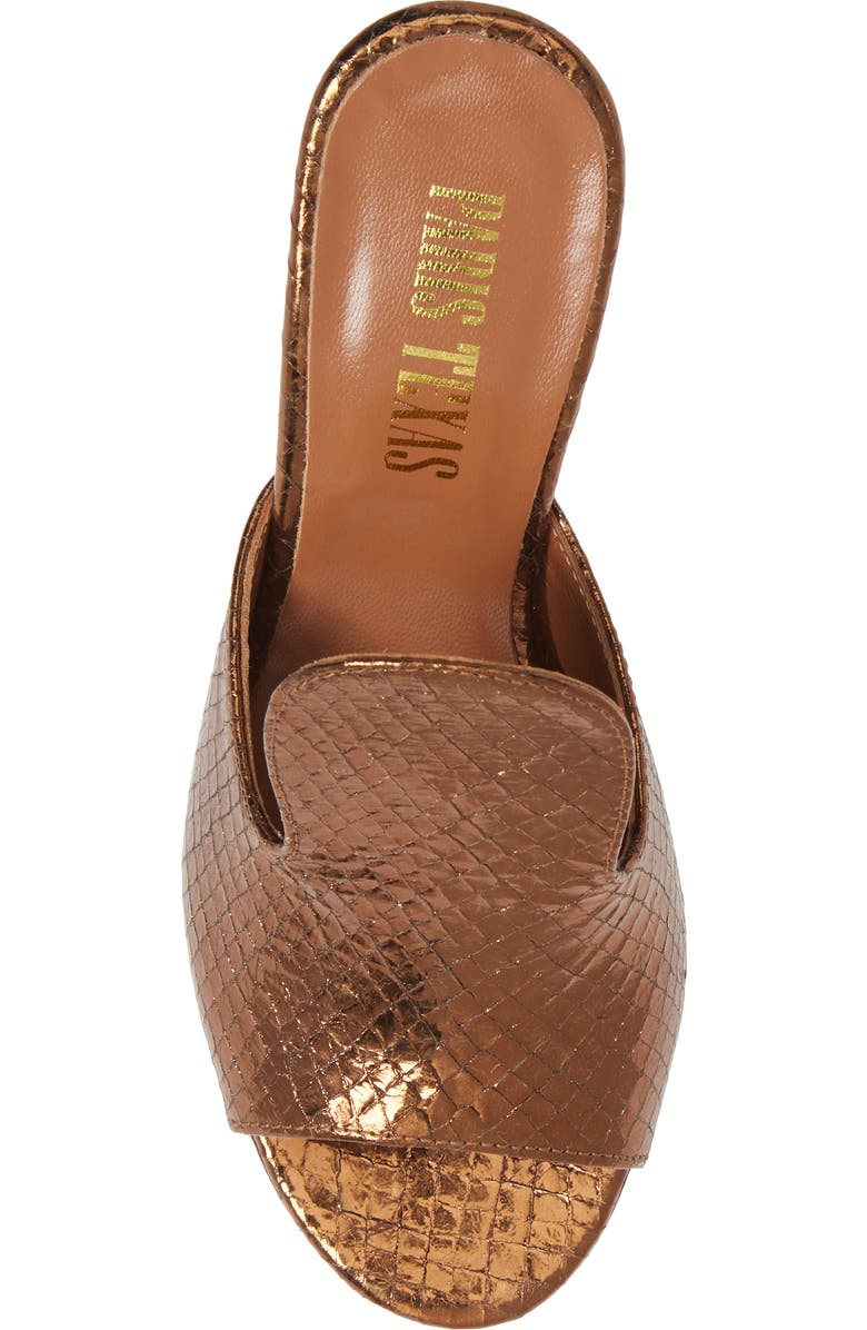 Paris Texas High Mule Slide Sandal, Alternate, color,