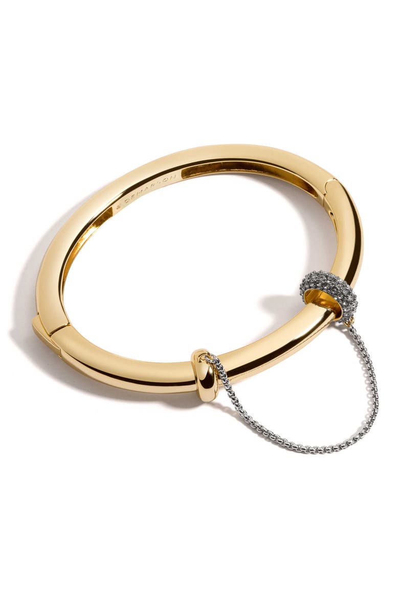 Molly Bangle Bracelet, Alternate, color, GOLD/ HEM/ CRYSTAL