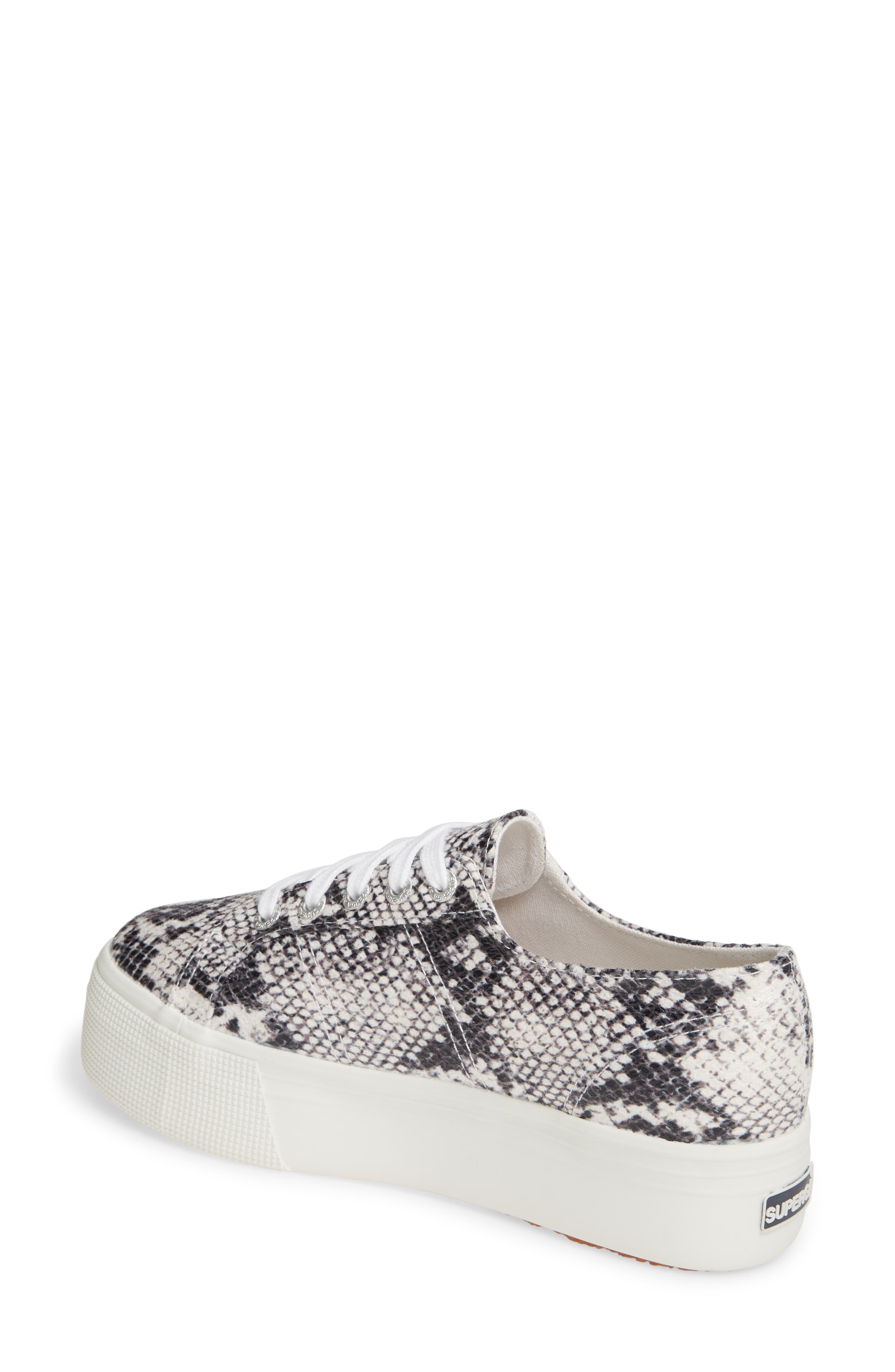 Superga 2750 Fancotw Snake Print Sneaker, Alternate, color, 