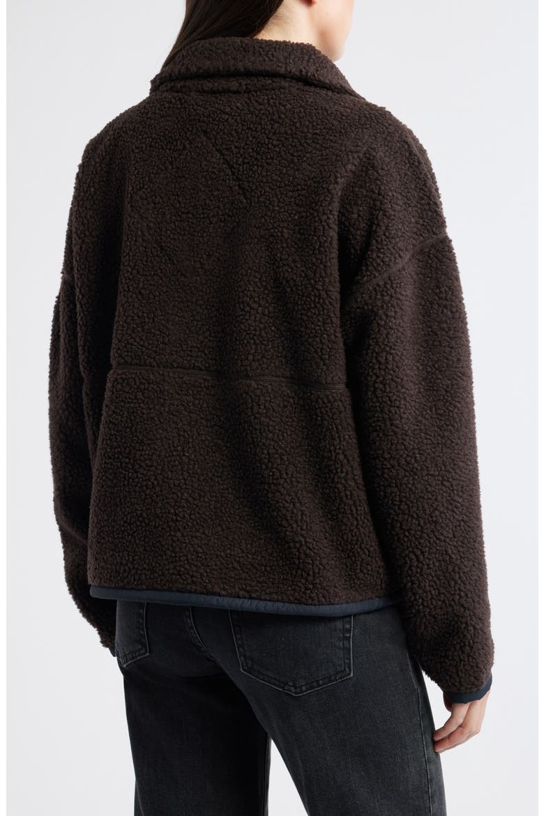 Simcoe Wool Blend Fleece Jacket, Alternate, color, TERRA