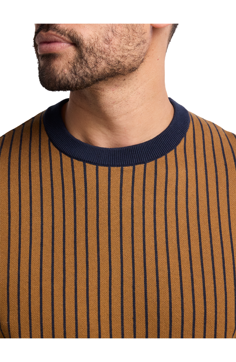 Paul Fredrick Cotton Crewneck Sweater, Alternate, color, Multi