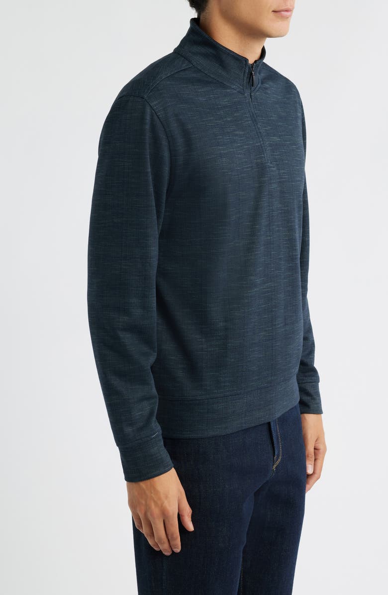 Robert Barakett Nash Quarter Zip Pullover, Alternate, color, Olive