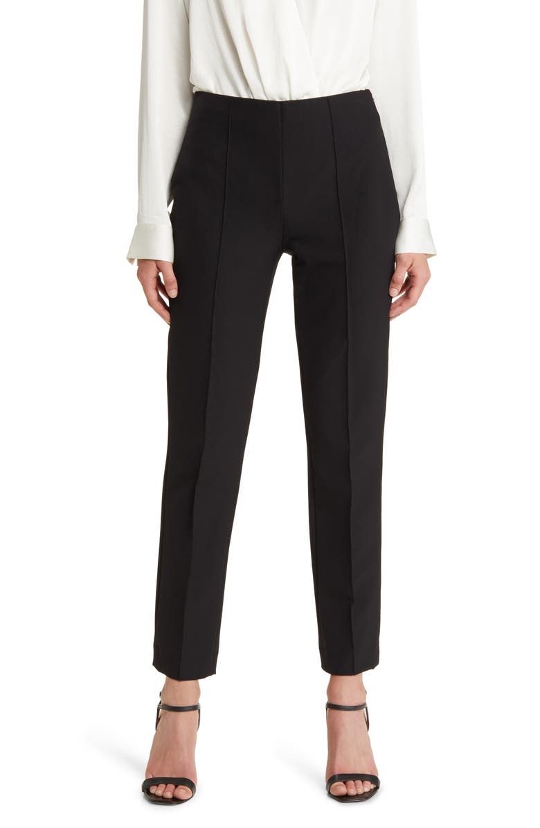 KOBI HALPERIN Briley Pintuck Pants, Main, color, Black