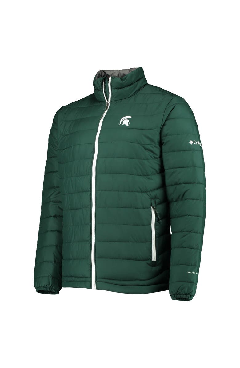 Columbia Men's Columbia Green Michigan State Spartans Powder Lite Omni-Heat Reflective Full-Zip Jacket, Alternate, color, 