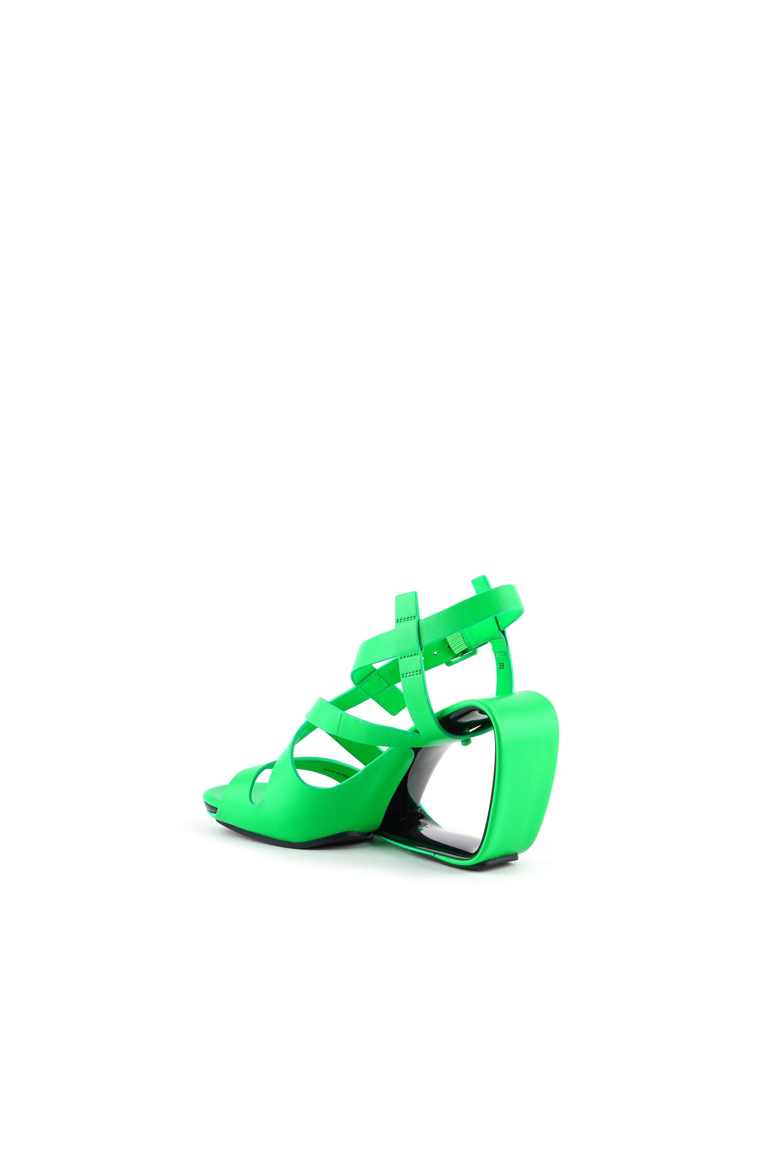 Mobius Straps Hi Sandals, Alternate, color, Fluo Green