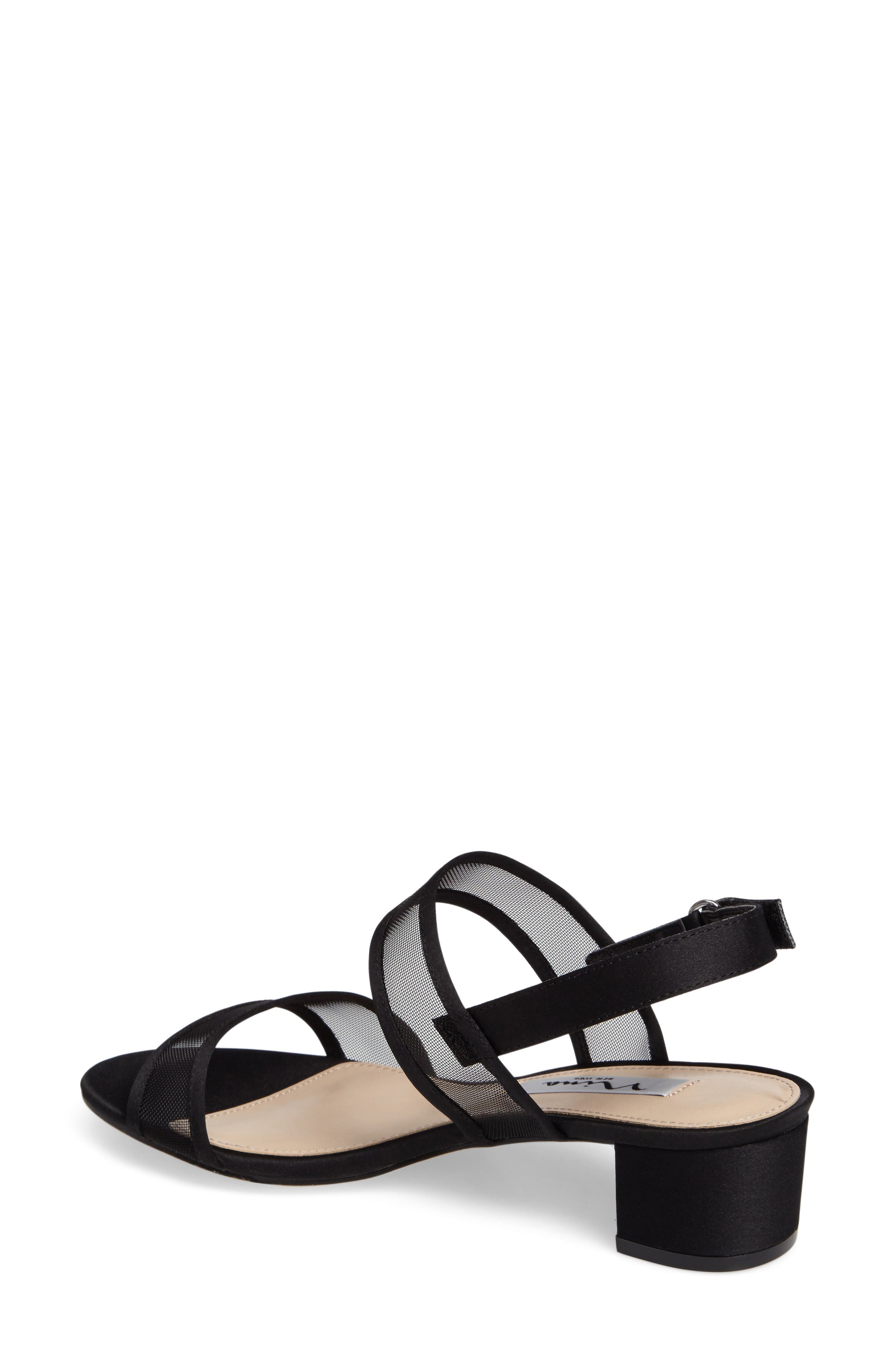 Nina Ganice Mesh Strap Sandal, Alternate, color, 