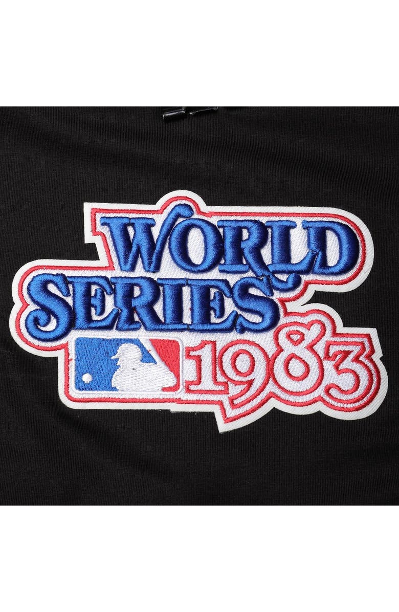 PRO STANDARD Men's Pro Standard Black Baltimore Orioles 1983 World Series Taping T-Shirt, Alternate, color, 