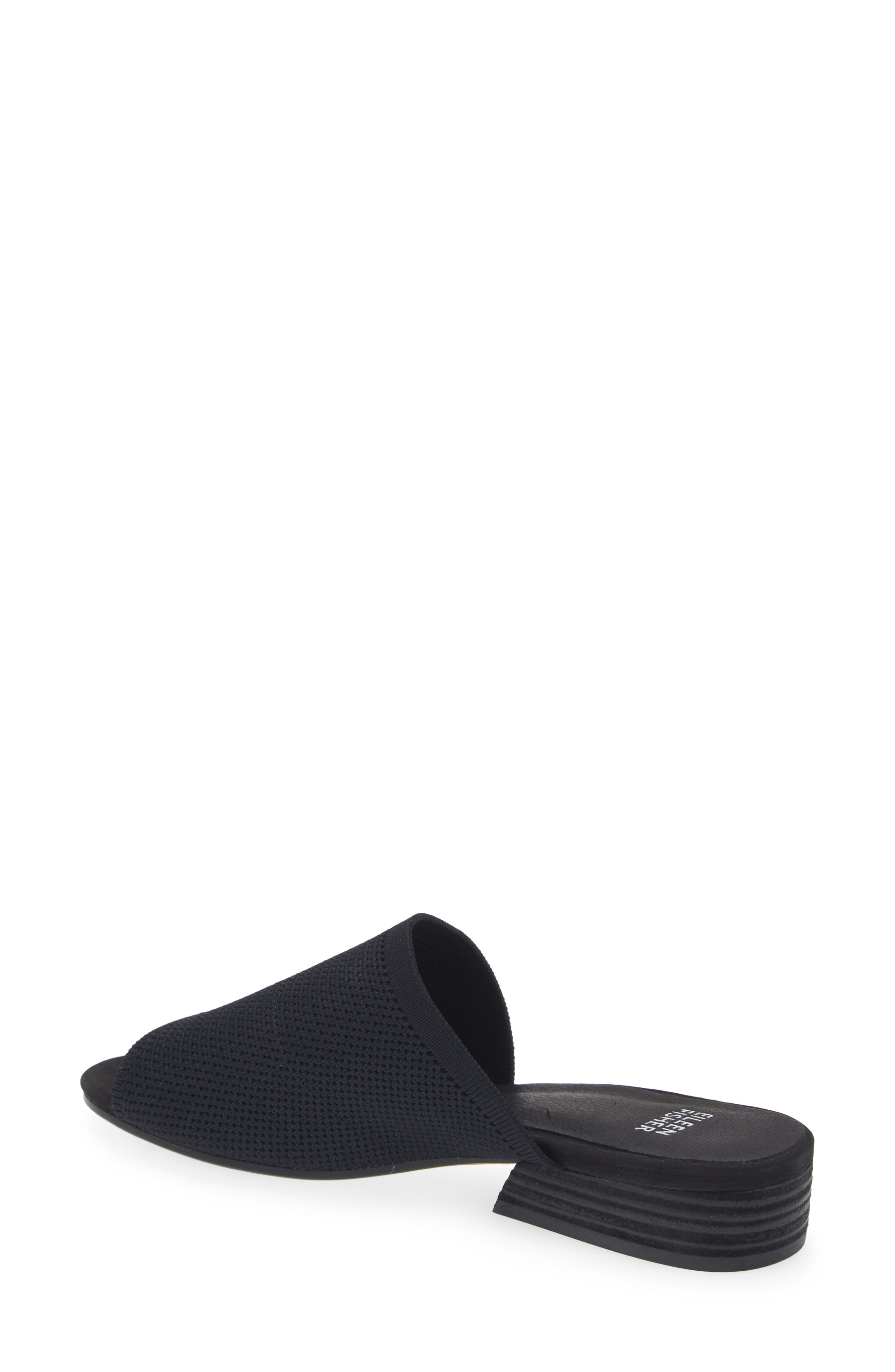 Eileen Fisher Noko Slide Sandal, Alternate, color, Black
