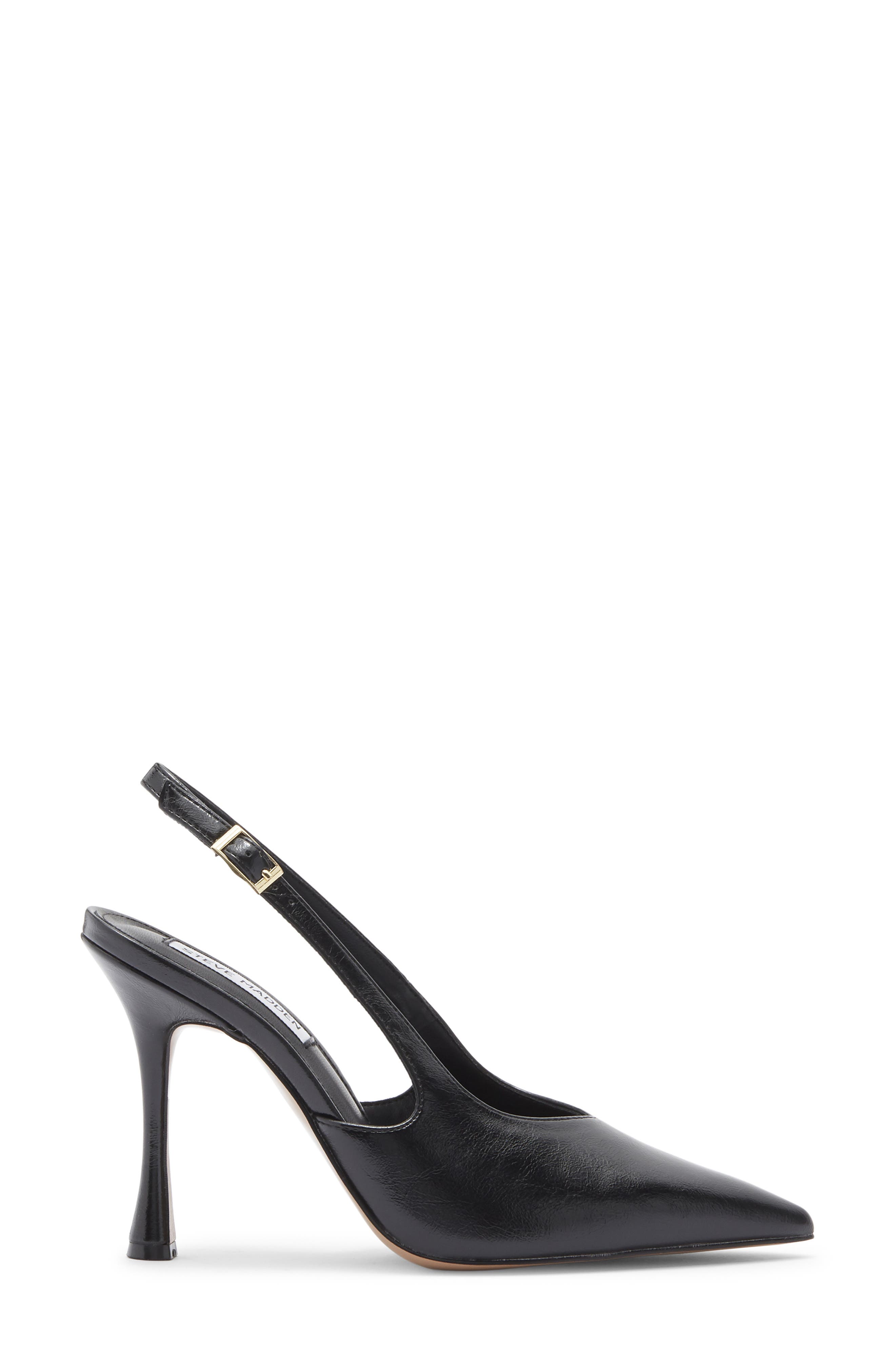 Steve Madden Beverlie Pointed Toe Slingback Pump, Alternate, color, Black