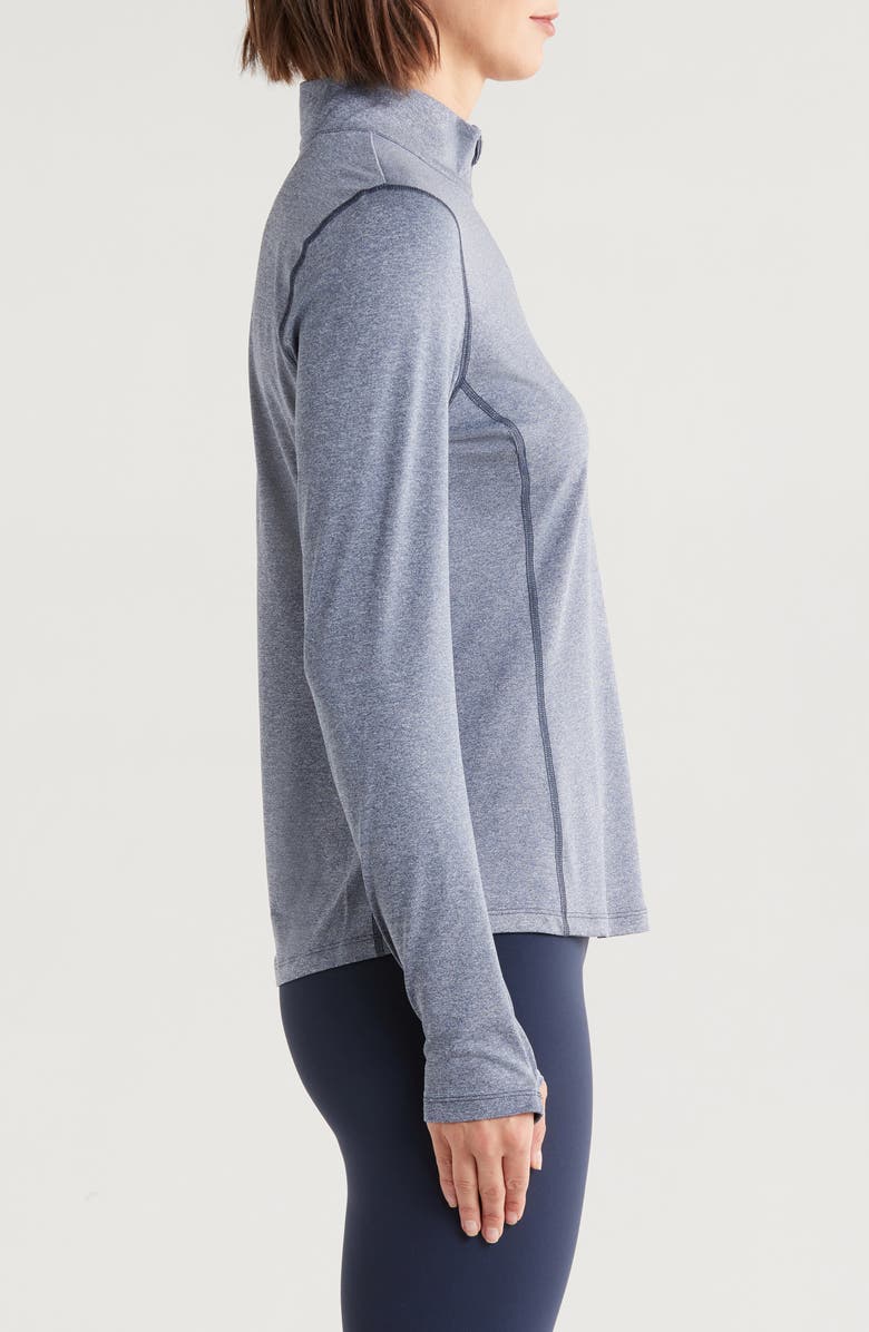 Tommy Bahama Playa Vista IslandZone<sup>®</sup> Quarter Zip Top, Alternate, color, Island Navy Heather