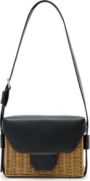 AllSaints Monique WIcker Shoulder Bag