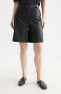 Scotch & Soda High Waist Faux Leather Shorts