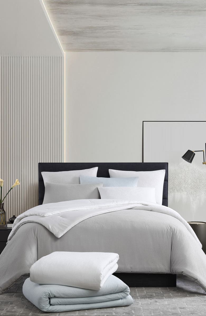Vera Wang Waffle Piqué Duvet Cover & Shams Set, Main, color, 
