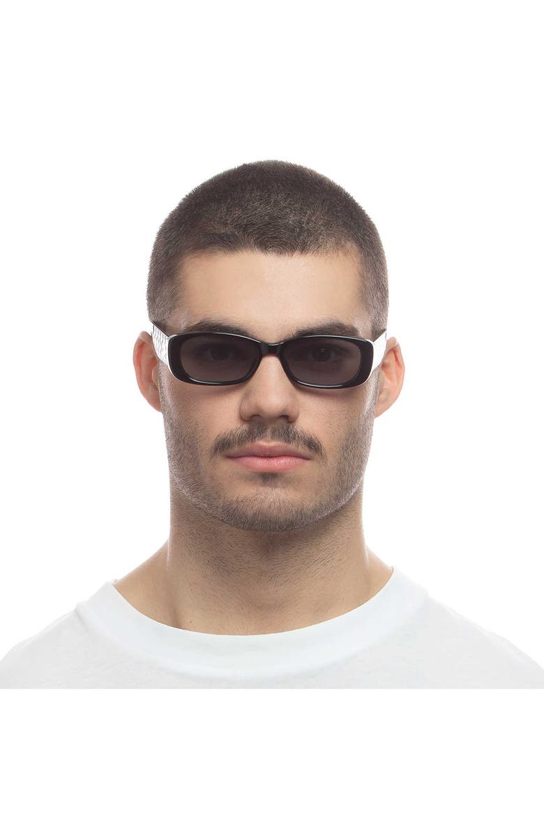 Le Specs Unreal 52mm Quilted Square Sunglasses, Alternate, color,