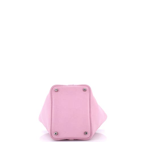 Pre-owned Hermes Hermes Picotin Lock Bag Clemence Pm In Purple