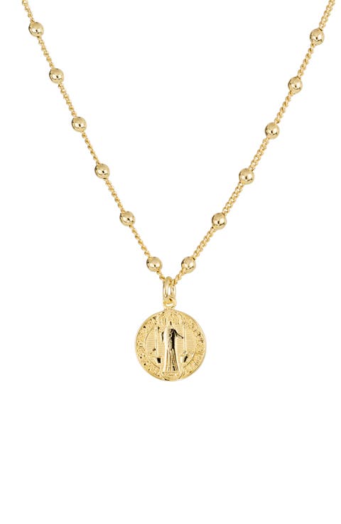 Medallion Pendant Necklace