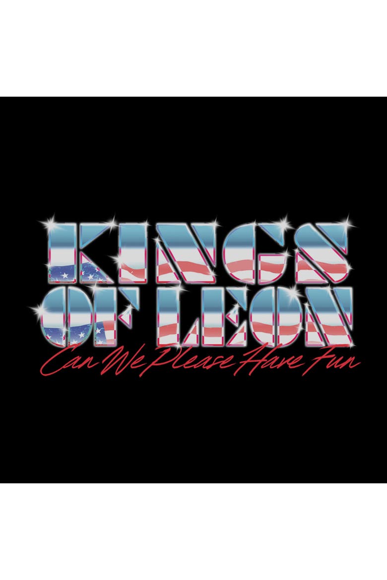 Mens Kings of Leon Can We Please Have Fun T Shirt, Alternate, color, Black