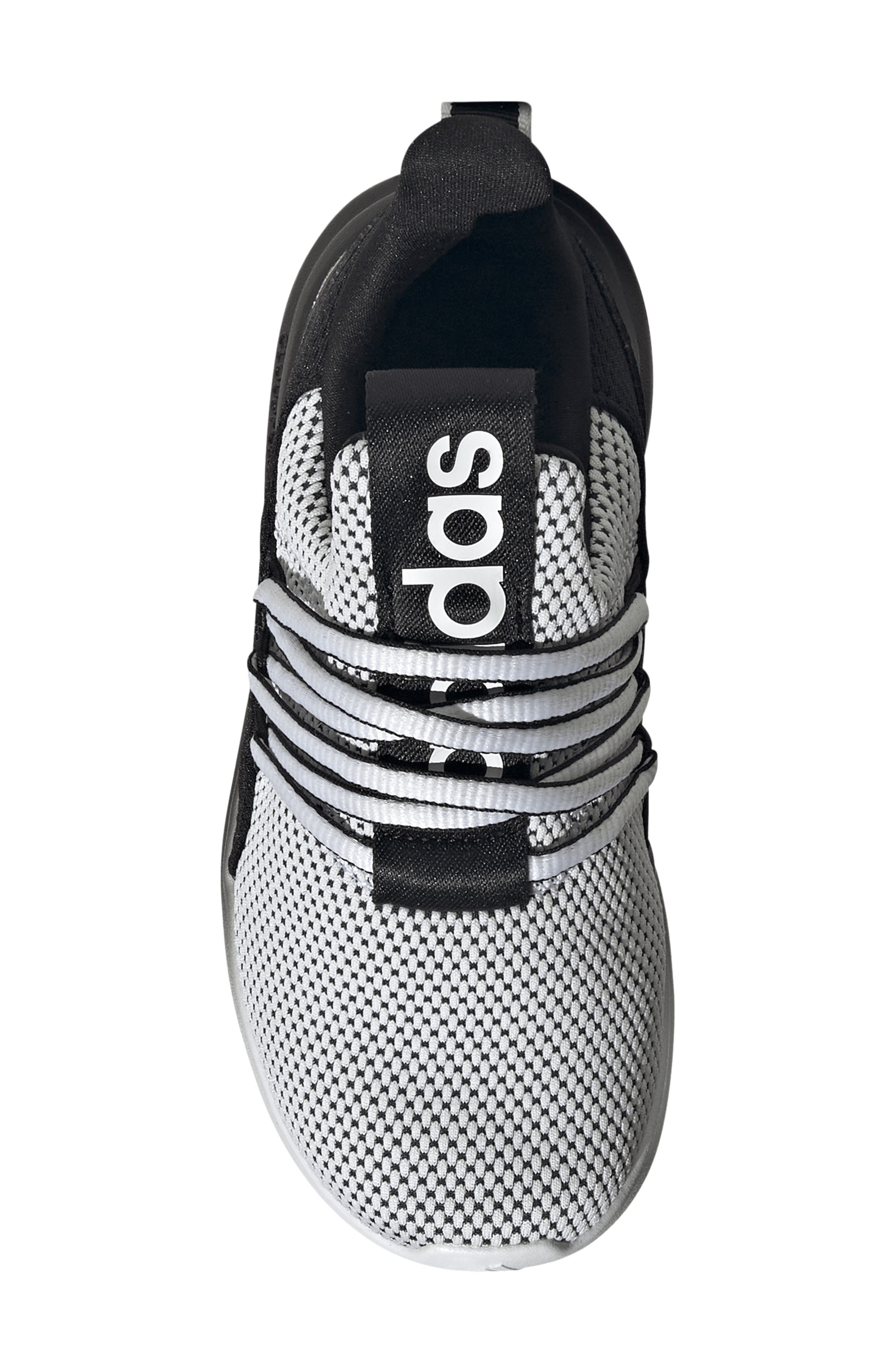 Kids' Lite Racer Adapt 7.0 Slip-On Sneaker, Alternate, color, FOOTWEAR WHITE/ CORE BLACK