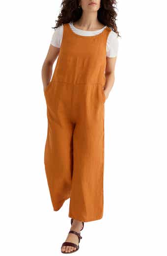 Salt Air Wide Leg Linen Jumpsuit