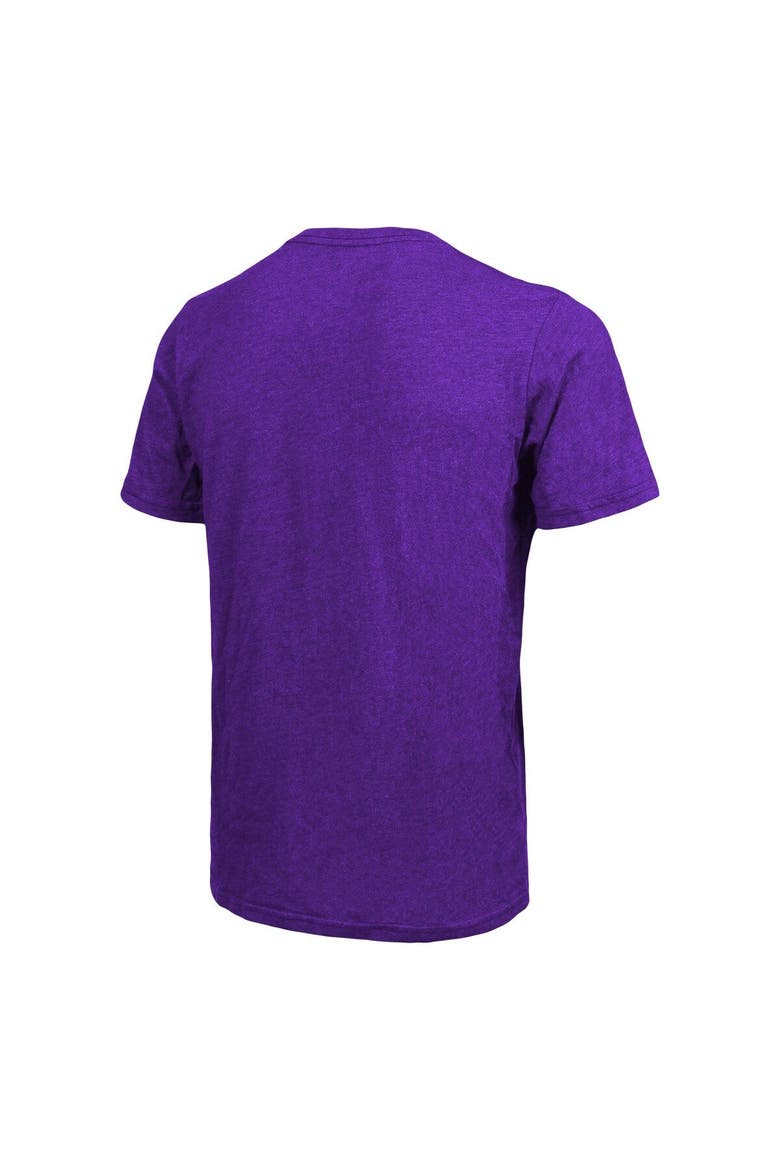 Men's Majestic Threads Heathered Purple Phoenix Suns Ball Hog Tri-Blend T-Shirt, Alternate, color, Heather Purple