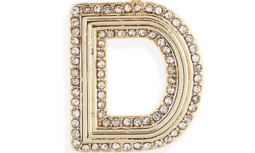 Baublebar Arianna Initial Pendant Necklace In Gold