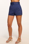 Ramy Brook Kasey Belted Shorts
