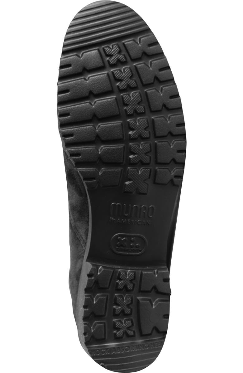 Munro Rourke Water Resistant Bootie, Alternate, color, Charcoal Suede