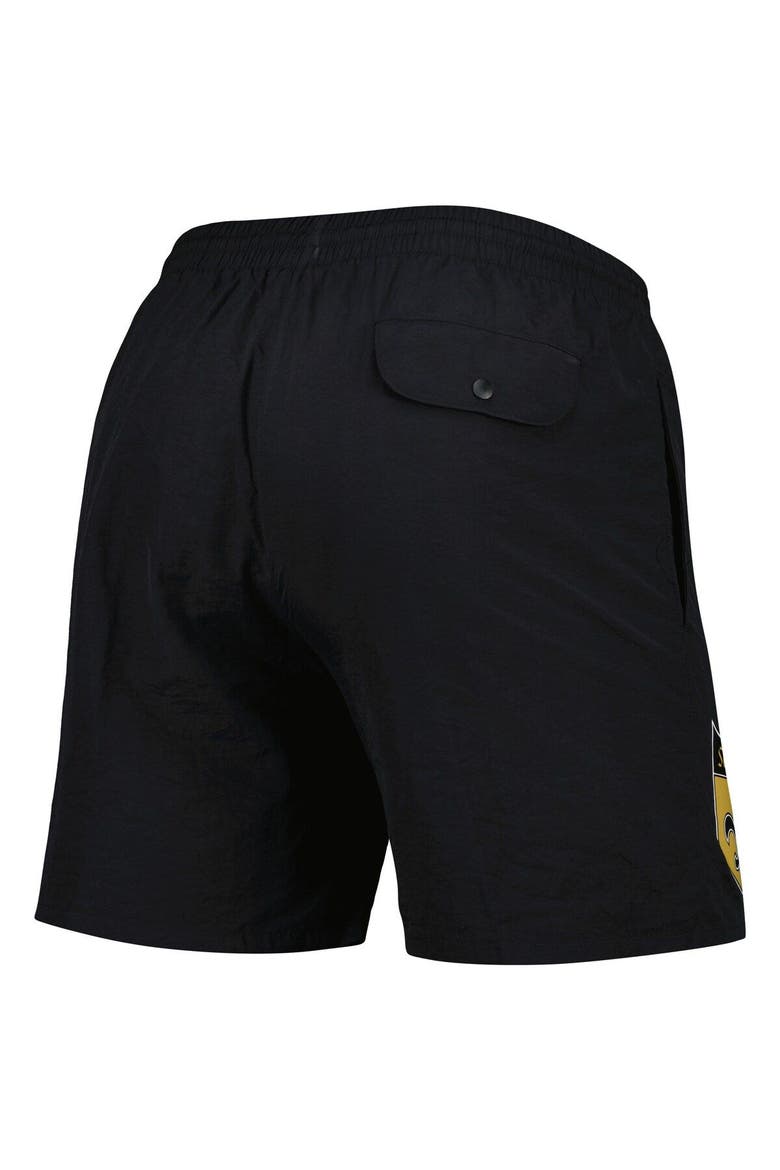 Men's Mitchell & Ness Black New Orleans Saints Team Essentials Nylon Shorts, Alternate, color, Black
