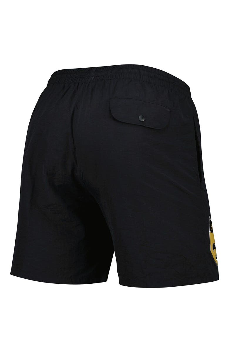 Mitchell & Ness Men's Mitchell & Ness Black New Orleans Saints Team Essentials Nylon Shorts, Alternate, color, Black