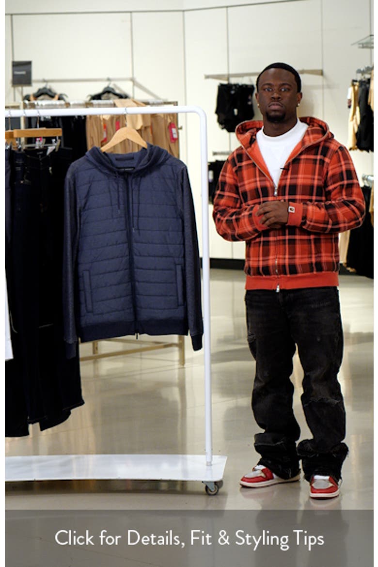 Cowandame Mixed Media Quilted Jacket video