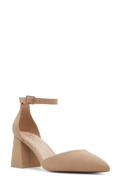 Daliaa Ankle Strap Pointed Toe Pump (Women)