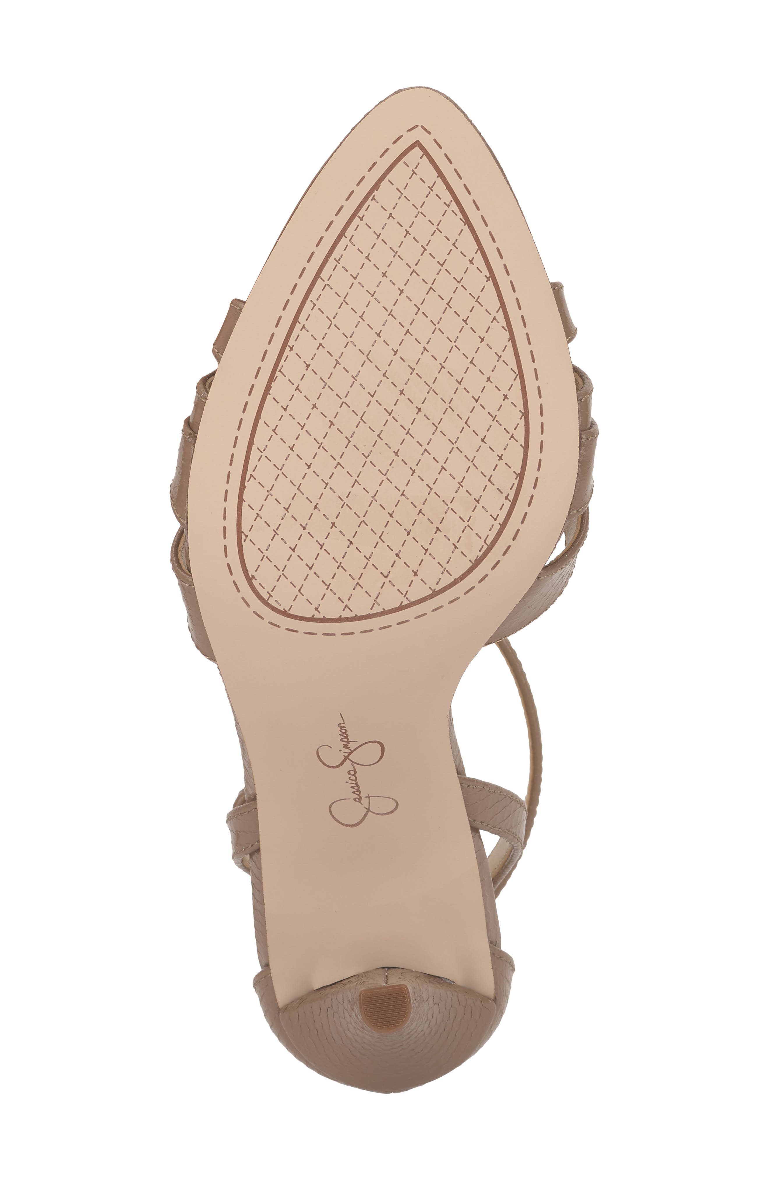 Calisa Ankle Strap Sandal, Alternate, color, CHAI LATTE