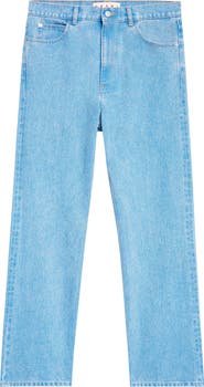 Marni Stonewashed Oragnic Cotton Wide Leg Jeans