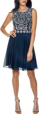Lace & Beads Memphis Fit & Flare Dress